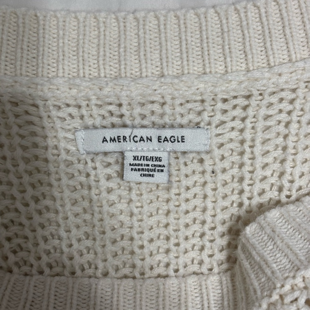 oversized cream sweater